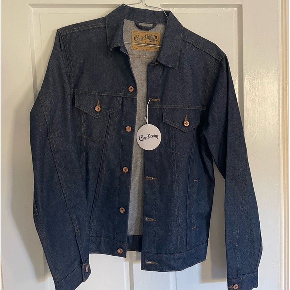 Men’s Denim Jacket, Cone Denim Men’s Coat, Medium, New Jean Jacket - Picture 1 of 3